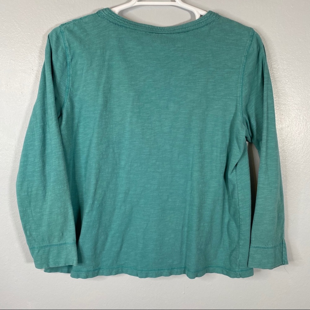 Eddie Bauer Green Peasant Top Size XXL - Picture 4 of 8